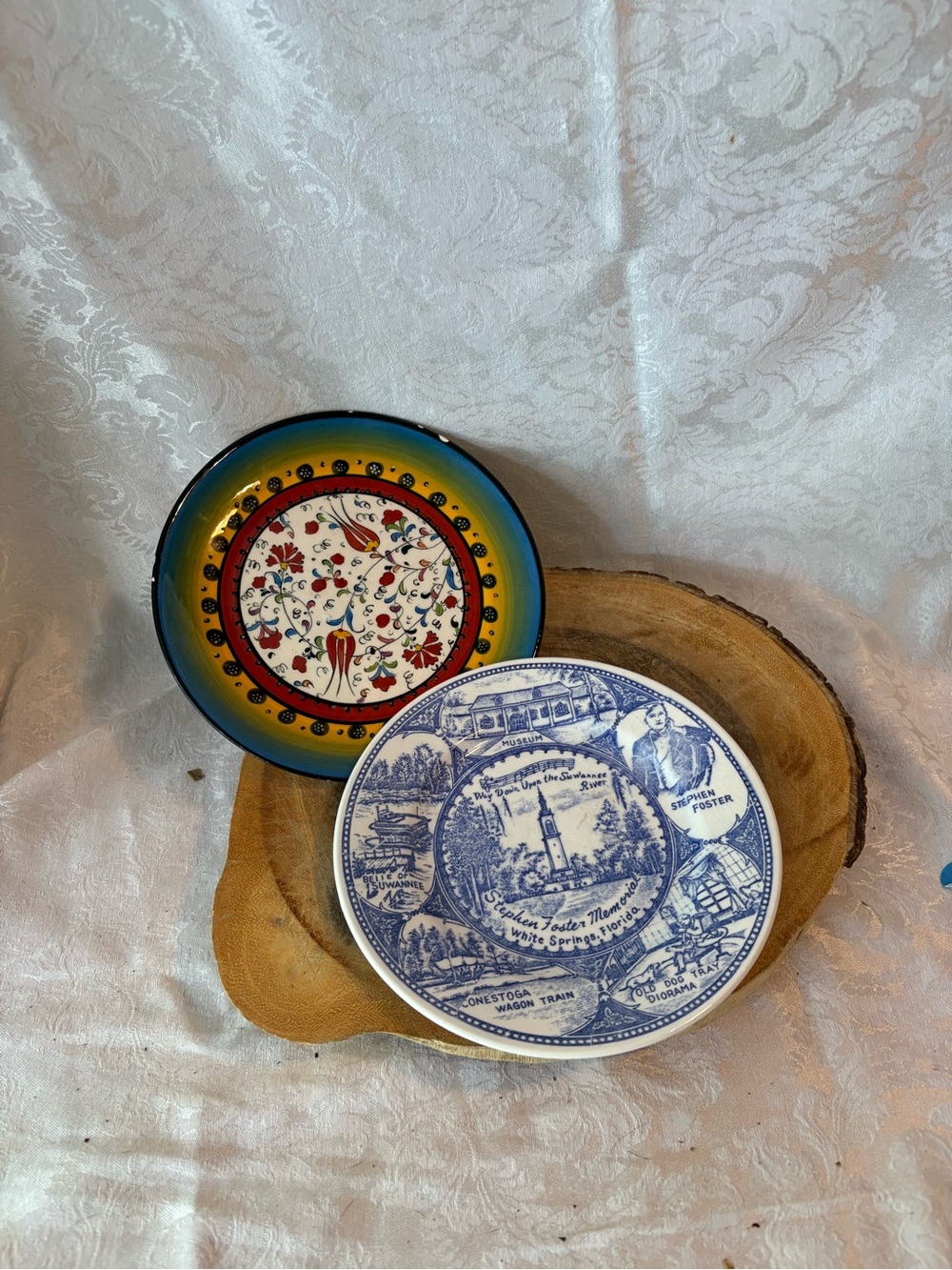folk art plates